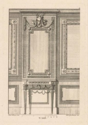 Mirror with Hunting Trophies