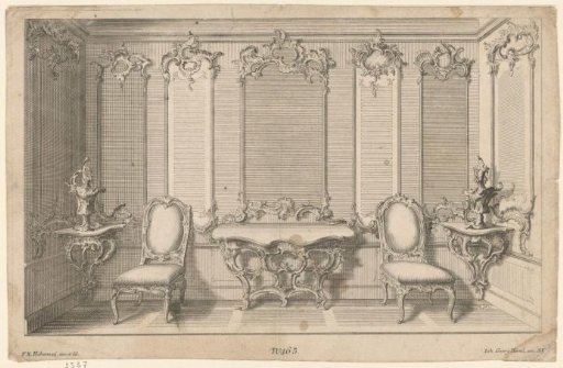 Interior with Tables and Chairs