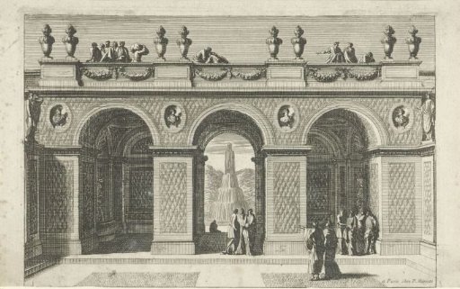 Garden Pavilion with Three Arches