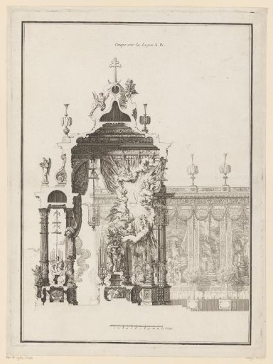 Section of Canopy and Altar