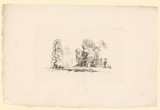 Figures with Parasol