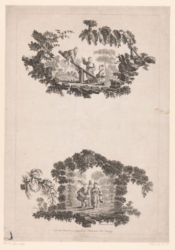 Children on a Seesaw and Musicians