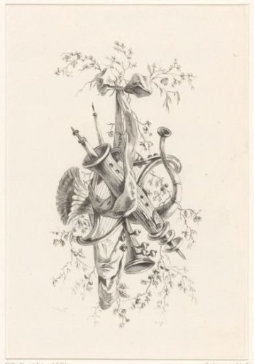 Trophy with Musical Instruments