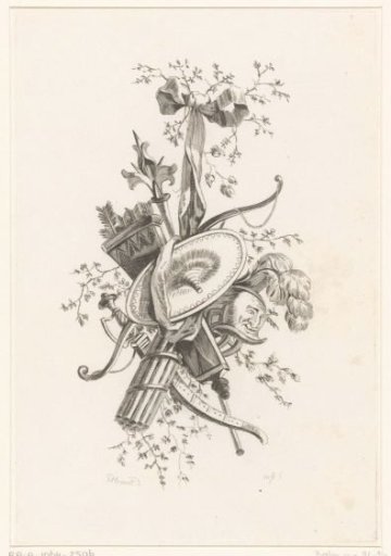 Trophy with a Shield and Weapons