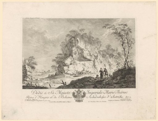 Landscape with Rock Formation and Shepherds