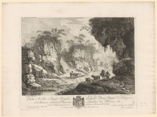 Rocky Landscape with Shepherds