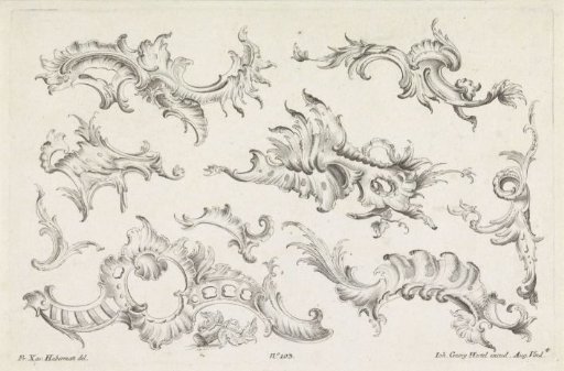 Rocaille motifs