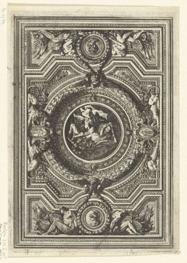Ceiling with Hercules in a medallion