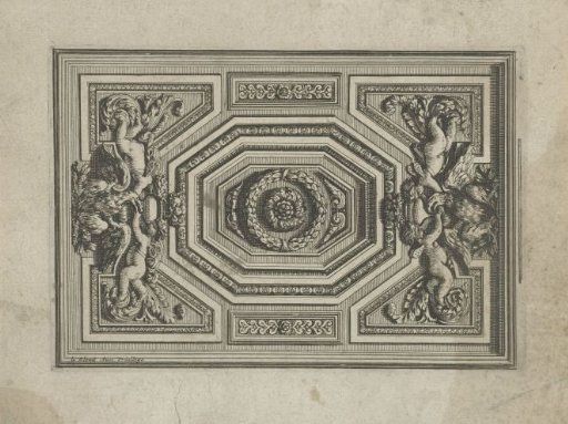 Ceiling with an octagonal panel