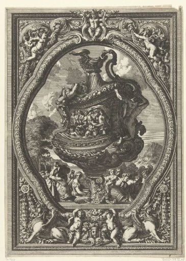 Decanter with tritons and nereids