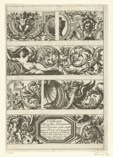 Title page: Differents Morceaux d'Ornements à la Romaine