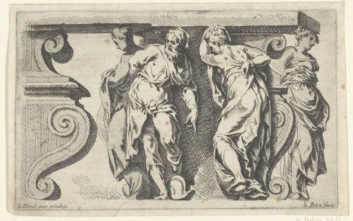 Four caryatids