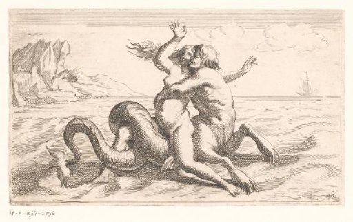 Triton ontvoert een vrouw