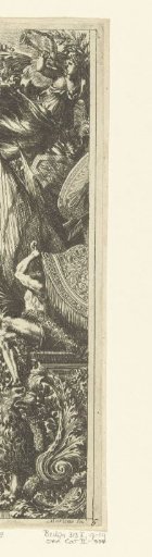 Panel with figure of Victoria