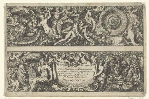 Title page: Frizes, feuillages ou tritons marins antiques et modernes