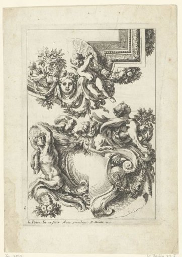 Ceiling and cartouche