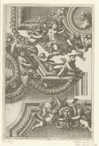 Three decorations for frames