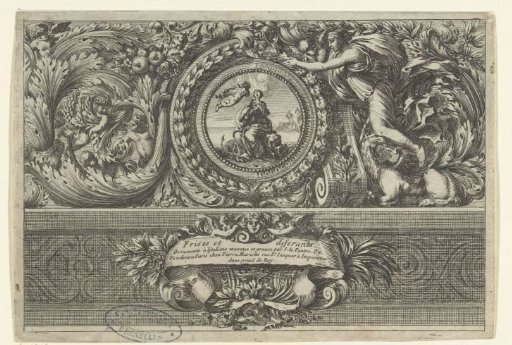 Title page: Frises et diferants Ornements à ljtaliene