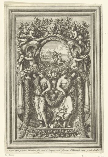 Panel with the Rape of Europa in a medallion