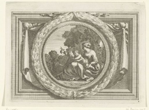 Medallion with the Virgin, the Child and John the Baptist