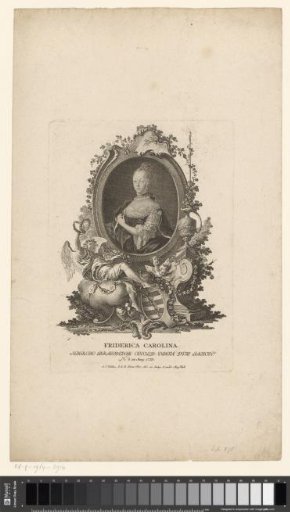 Portrait of Friederike Caroline of Saxony-Coburg-Saalfeld