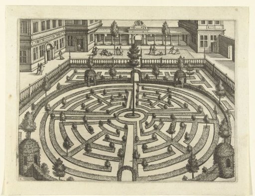 Garden with a Round Parterre