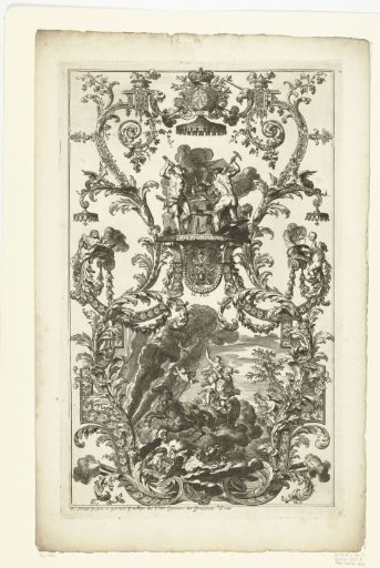 Panel with the element fire