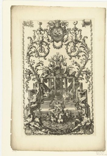 Panel with the element water