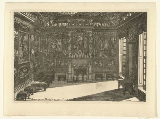 Cabinet with Paintings and Chinese Porcelain