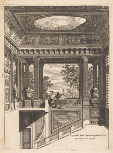 Trompe-l'oeil decoration for the staircase of Het Loo Palace