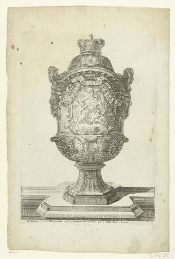 Vase with personification of Great Britain