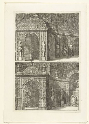 Two lattice walkways