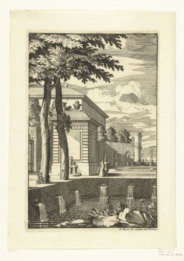 Two houses and basins