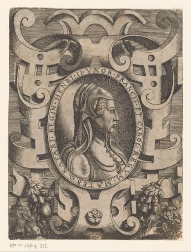 Portrait of Catherine de' Medici, Queen of France