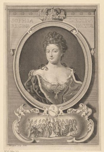 Portrait of Sophia Charlotte of Hanover