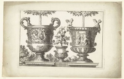 Two Large Vases and a Small Vase