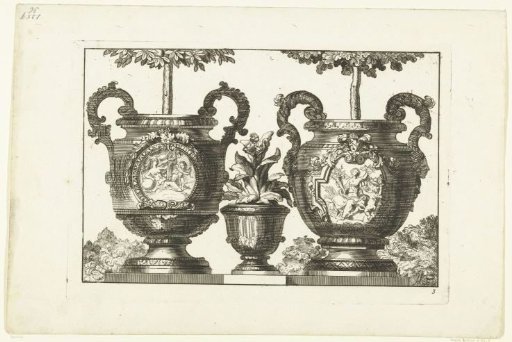 Two Large Vases and a Small Vase