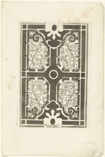 Ground Plan of a Garden with Four Compartments