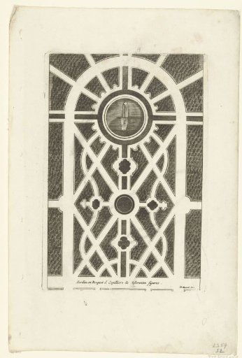 Ground Plan of a Garden with Various Footpaths