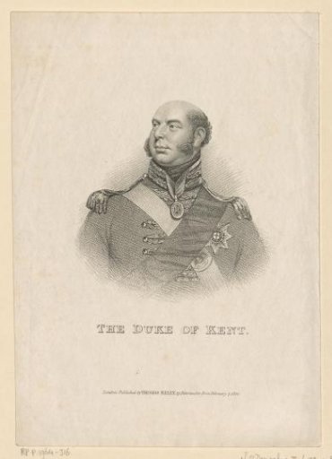 Portrait of Edward Augustus, Duke of Kent and Strathearn
