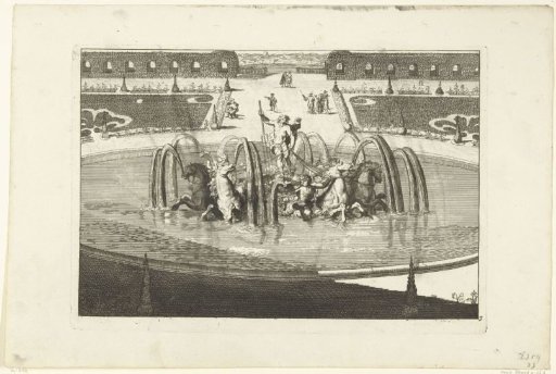 Fountain with Neptune on his chariot
