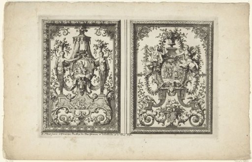 Two vertical panels