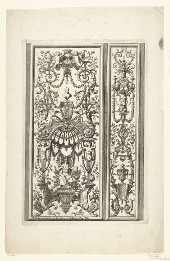 Two vertical panels
