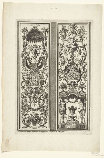 Two vertical panels