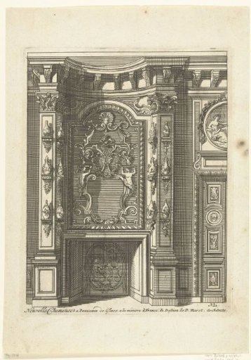 Title page: Nouvelle Cheminees a Panneaux de Glace, a la maniere 'd France