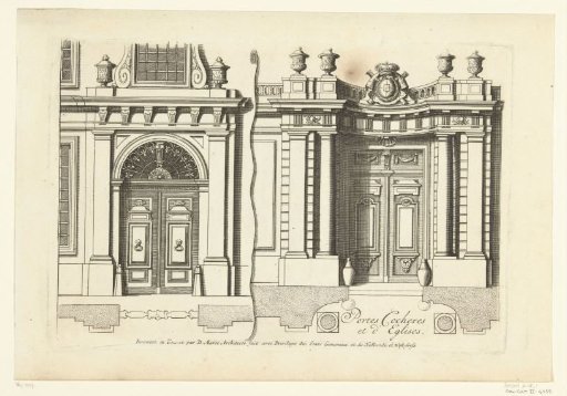 Porte-cochère and portico of inner courtyard