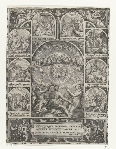 Adoration of the Holy Trinity and the Eight Beatitudes