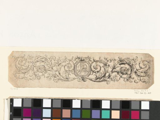 Two leaf scrolls