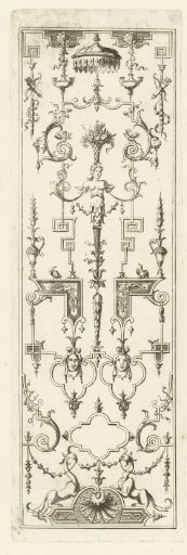 Modern grotesques with female herms
