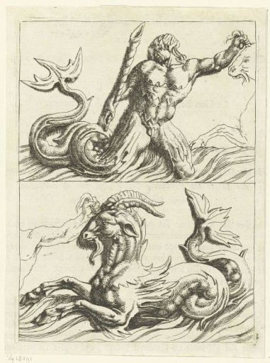 Triton and sea ram